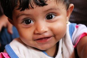 Happy baby