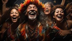 Happy people
