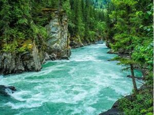 Rushing river